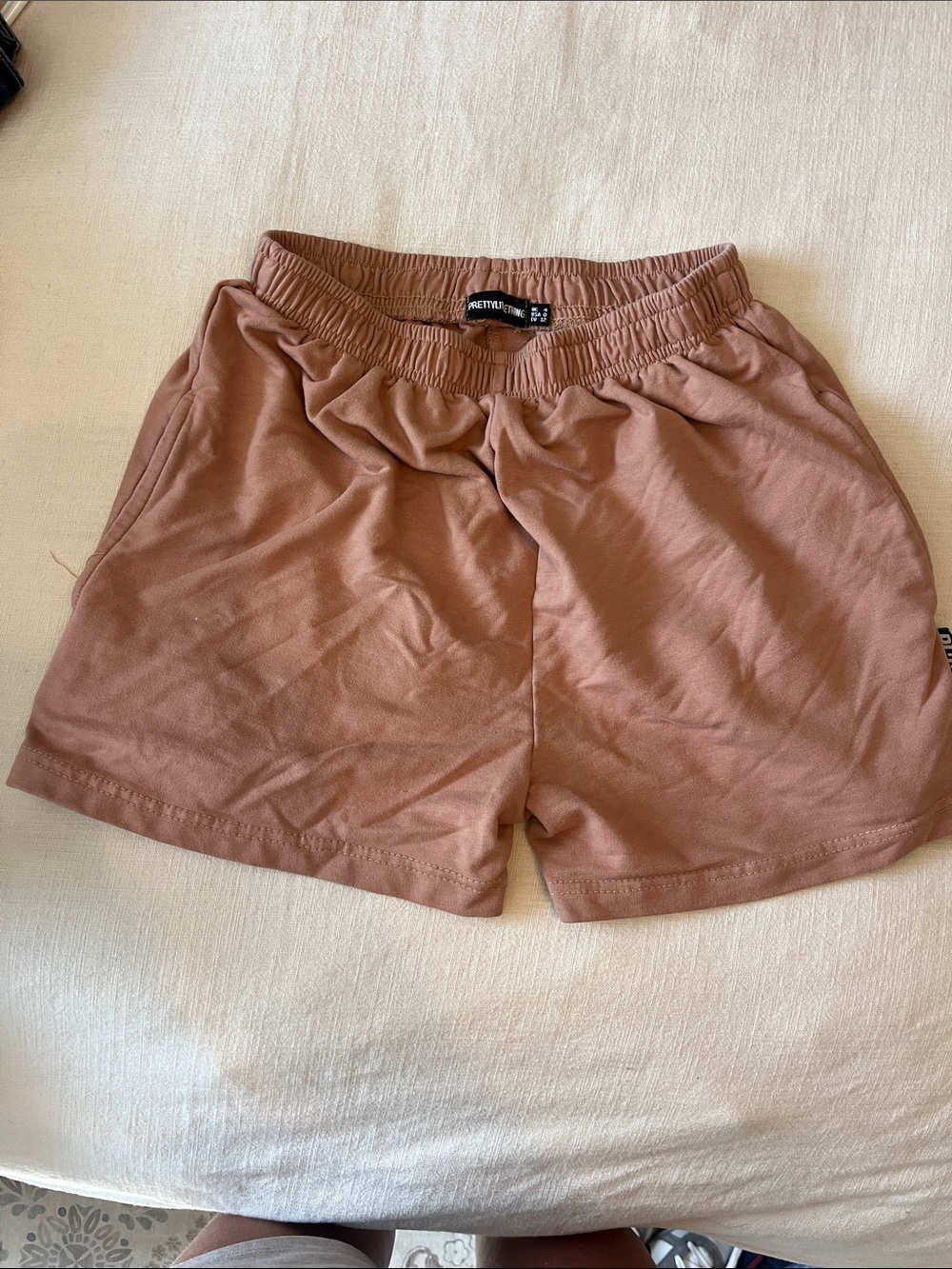 PrettyLittleThing Mauve Elastic Waist Athletic Shorts